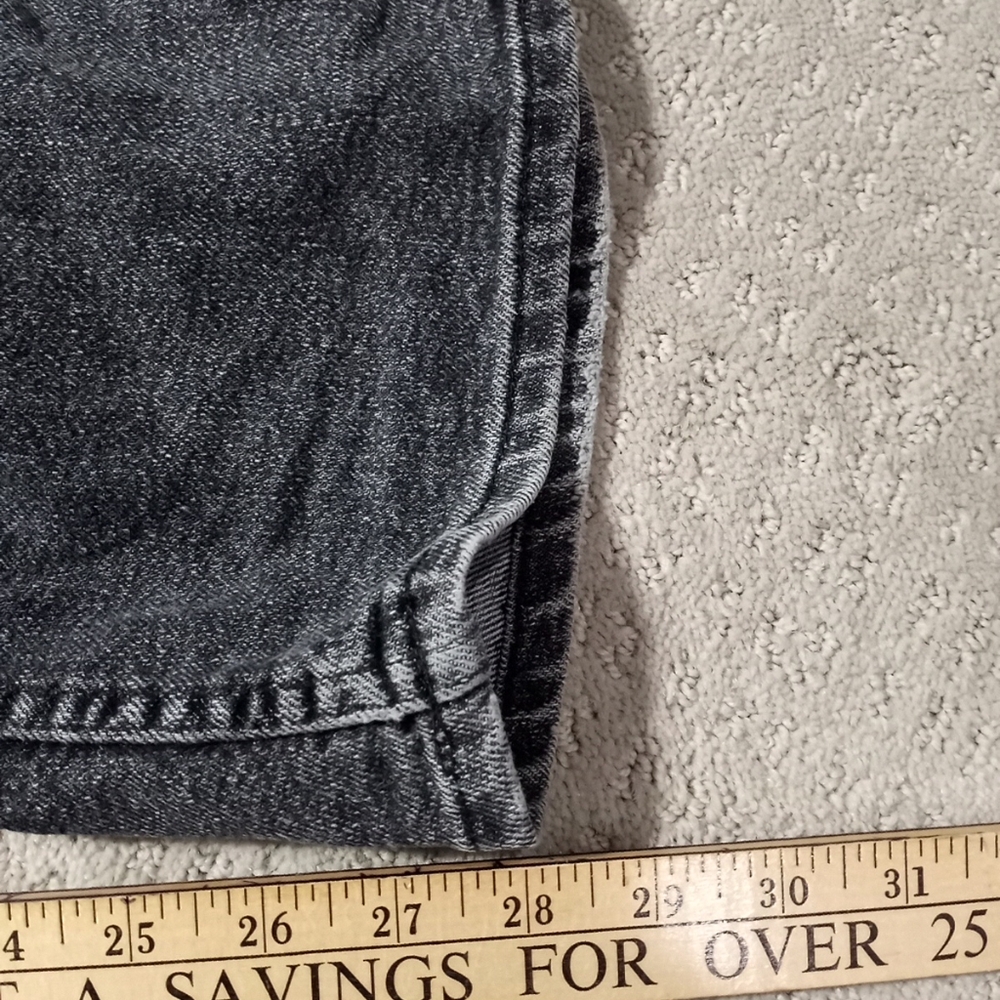 Vintage Levi's Relaxed Fit Straight Leg Faded Black Denim Jeans Mens Size 38×30 - Picture 5 of 11